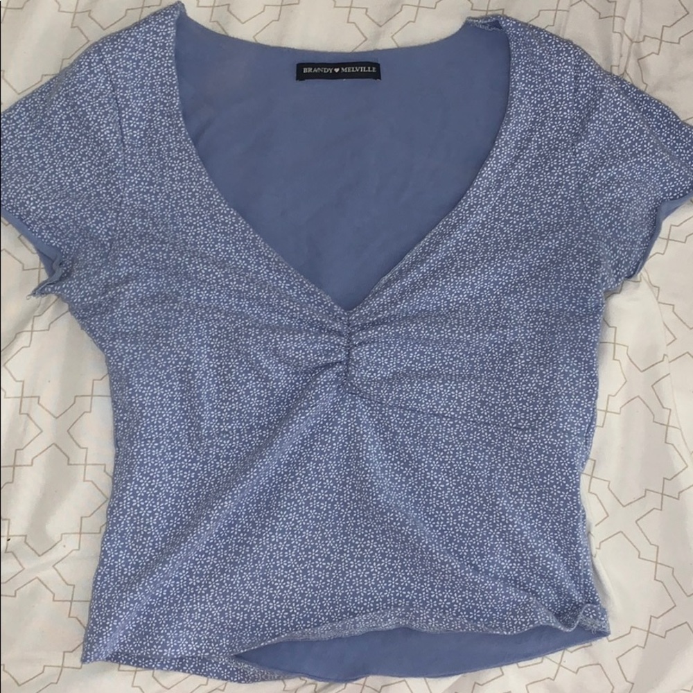 blue gina top